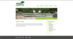 Desktop Screenshot of myattlandscaping.com