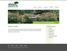 Tablet Screenshot of myattlandscaping.com